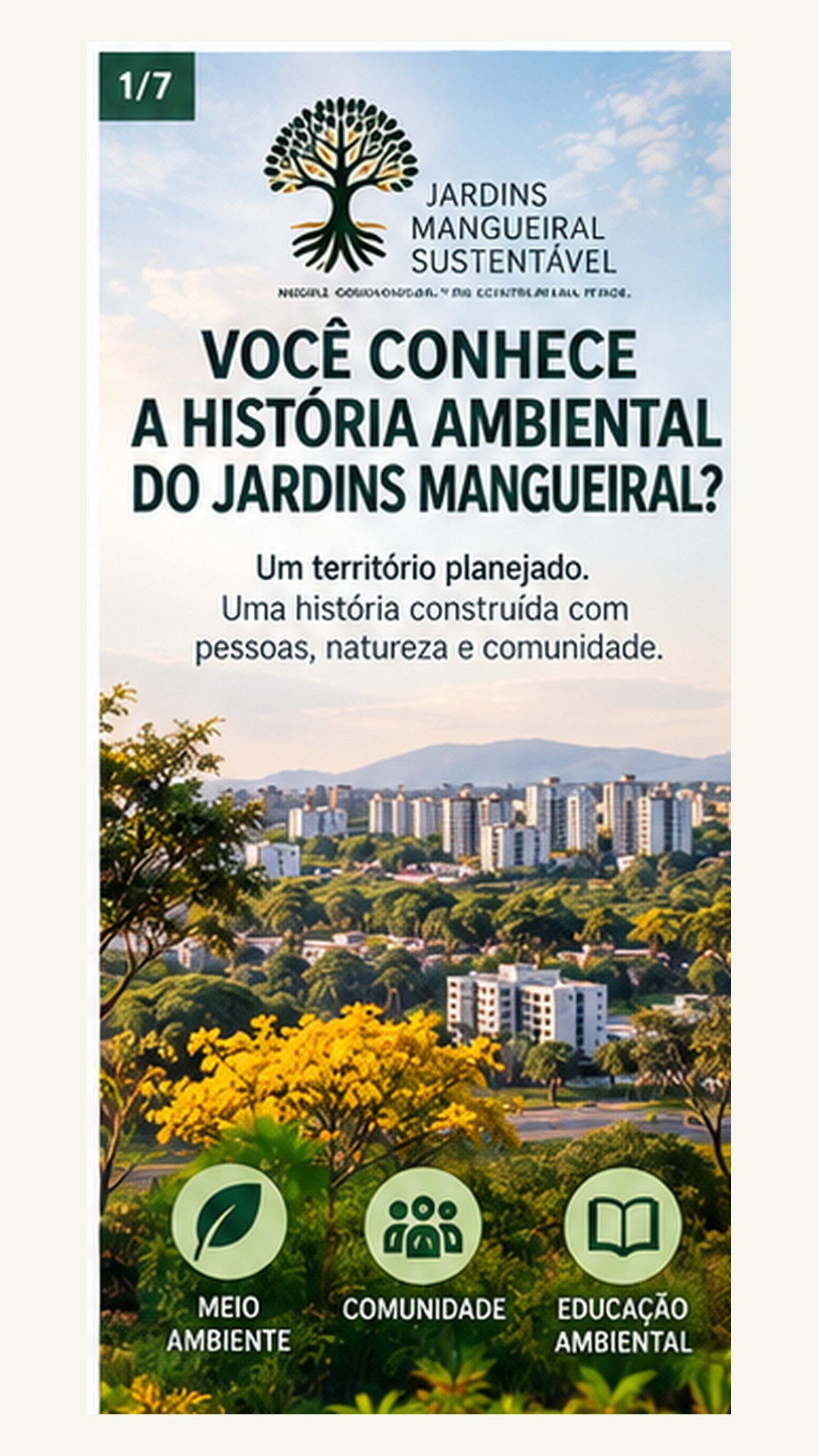 História Ambiental — card 1 de 7. Texto disponível abaixo quando transcrito.