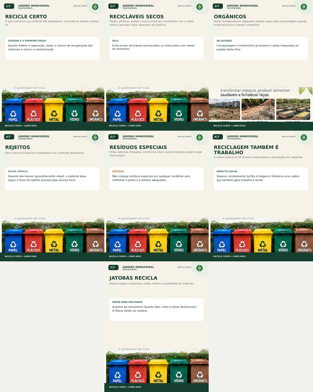 Prévia da minicartilha Recicle Certo
